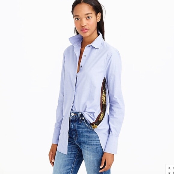 J. Crew Tops - J.Crew sequined shirt